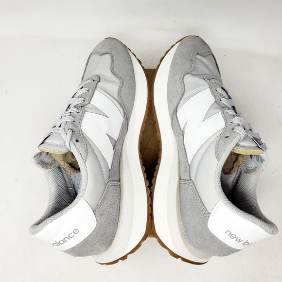 New Balance 237 Shoes Womens 9 Retro Sneaker Grey White Chunky Lace Up Low - Picture 10 of 13